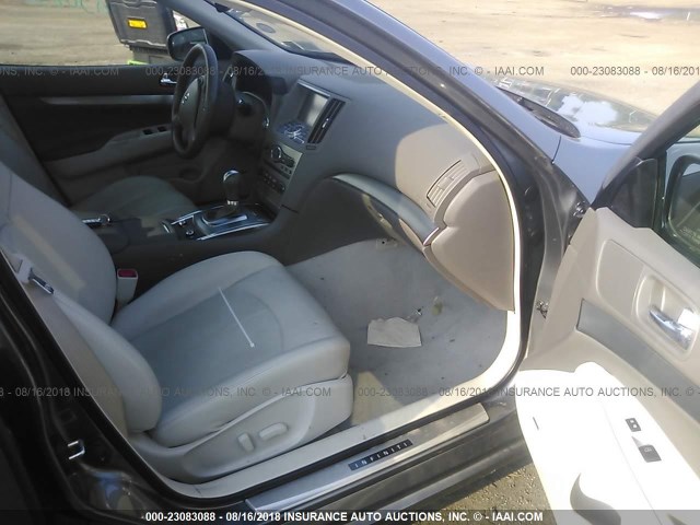 JN1CV6AP3FM501501 - 2015 INFINITI Q40 GRAY photo 5