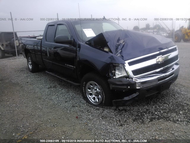 1GCEK29J09E144784 - 2009 CHEVROLET SILVERADO K1500 LT BLUE photo 1