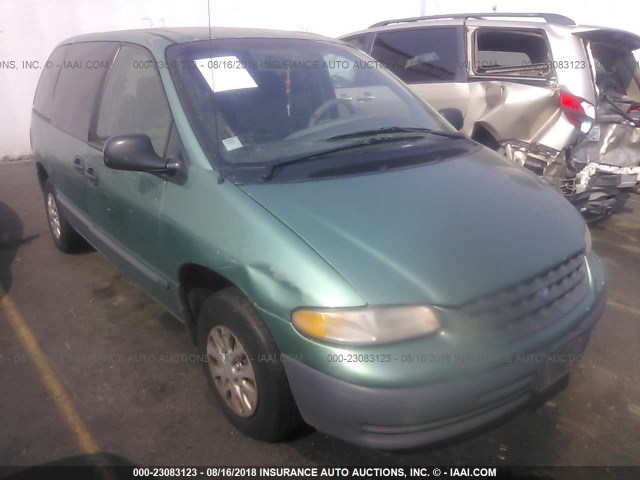 2P4FP2534XR104717 - 1999 PLYMOUTH VOYAGER GREEN photo 1