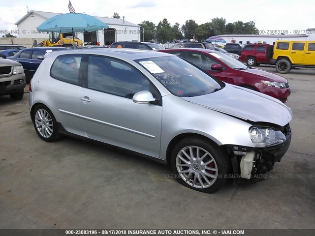 WVWFV71KX6W109916 - 2006 VOLKSWAGEN NEW GTI SILVER photo 1