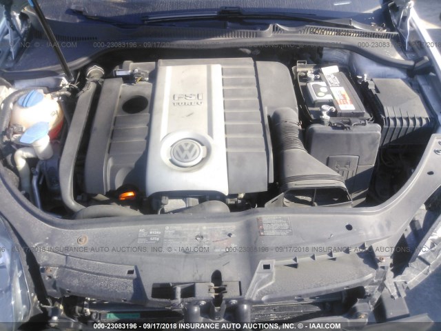 WVWFV71KX6W109916 - 2006 VOLKSWAGEN NEW GTI SILVER photo 10