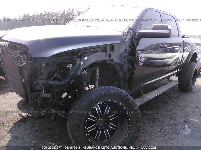 3C6UD5DL1CG197033 - 2012 DODGE RAM 2500 SLT BLACK photo 2