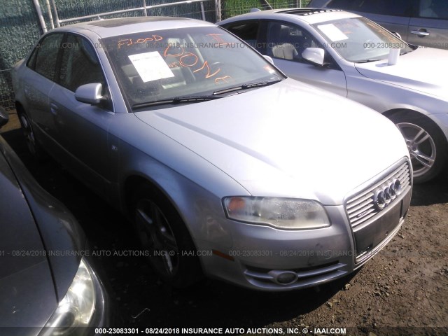 WAUDF78E37A200848 - 2007 AUDI A4 2.0T QUATTRO SILVER photo 1