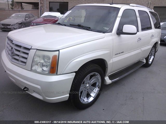 1GYEK63N63R171839 - 2003 CADILLAC ESCALADE LUXURY WHITE photo 2