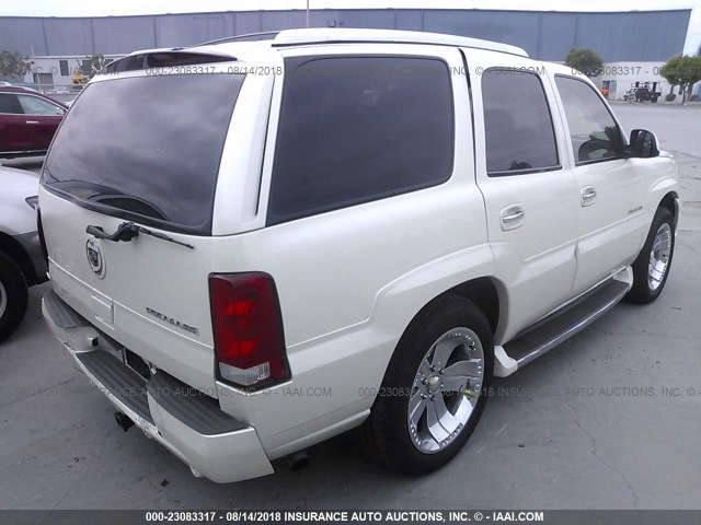 1GYEK63N63R171839 - 2003 CADILLAC ESCALADE LUXURY WHITE photo 4