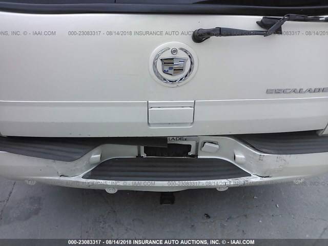 1GYEK63N63R171839 - 2003 CADILLAC ESCALADE LUXURY WHITE photo 6