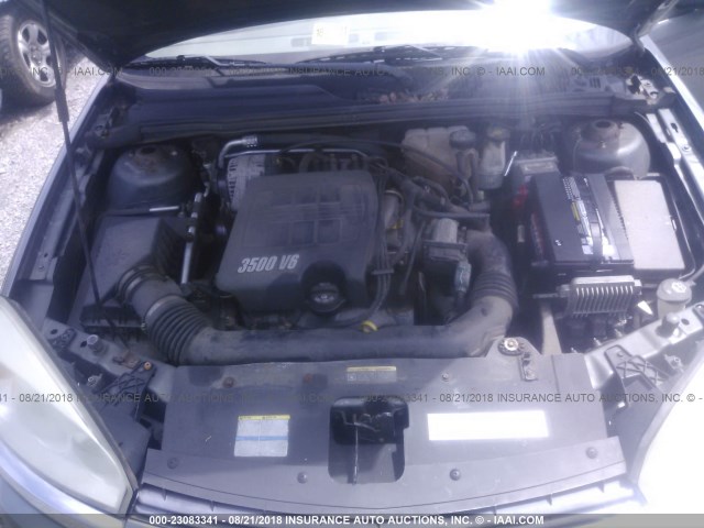 1G1ZT52875F302476 - 2005 CHEVROLET MALIBU LS GRAY photo 10