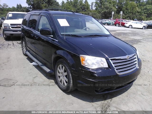 2A8HR54PX8R693358 - 2008 CHRYSLER TOWN & COUNTRY TOURING Dark Blue photo 1