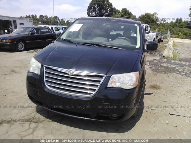 2A8HR54PX8R693358 - 2008 CHRYSLER TOWN & COUNTRY TOURING Dark Blue photo 6