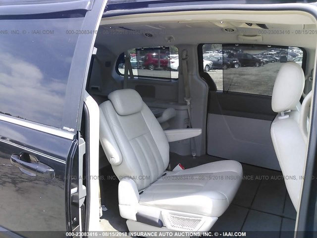 2A8HR54PX8R693358 - 2008 CHRYSLER TOWN & COUNTRY TOURING Dark Blue photo 8