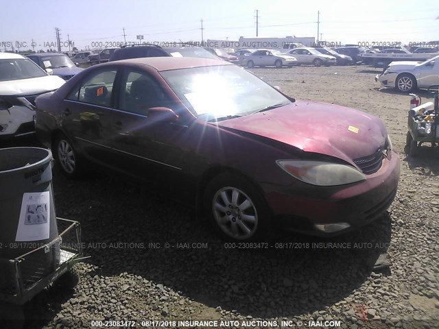 JTDBE32K230185070 - 2003 TOYOTA CAMRY LE/XLE RED photo 1