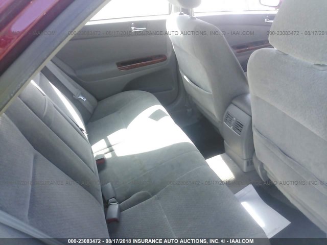 JTDBE32K230185070 - 2003 TOYOTA CAMRY LE/XLE RED photo 8