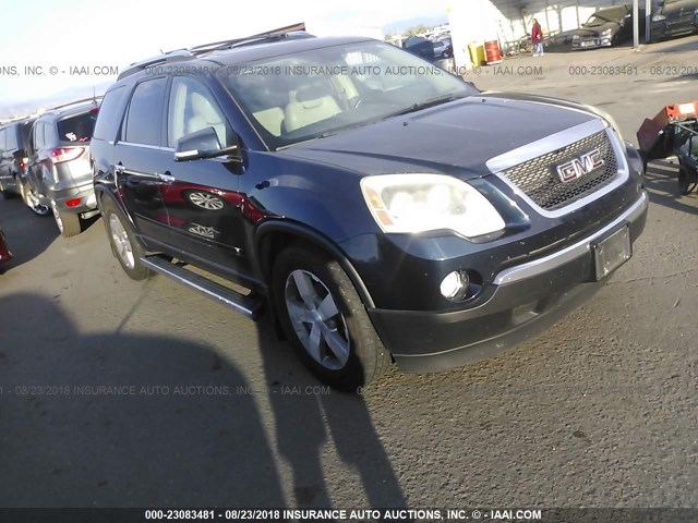 1GKEV23D79J140172 - 2009 GMC ACADIA SLT-1 Navy photo 1