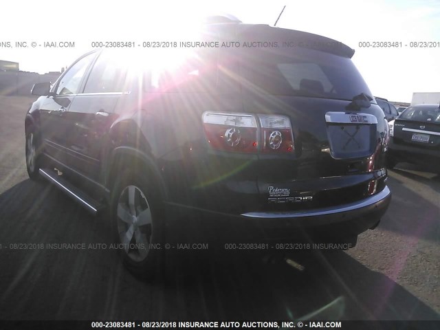 1GKEV23D79J140172 - 2009 GMC ACADIA SLT-1 Темно-синій фото 3