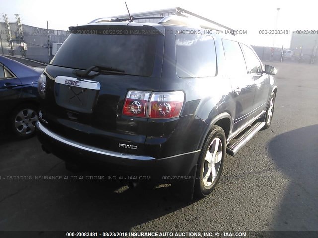 1GKEV23D79J140172 - 2009 GMC ACADIA SLT-1 Темно-синій фото 4