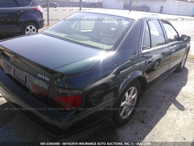 1G6KY5494XU922445 - 1999 CADILLAC SEVILLE STS GREEN photo 4