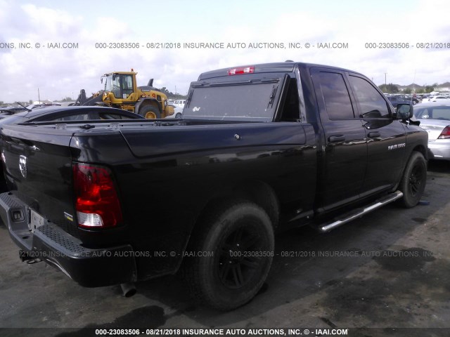 1C6RD6FP1CS297766 - 2012 DODGE RAM 1500 ST BLACK photo 4