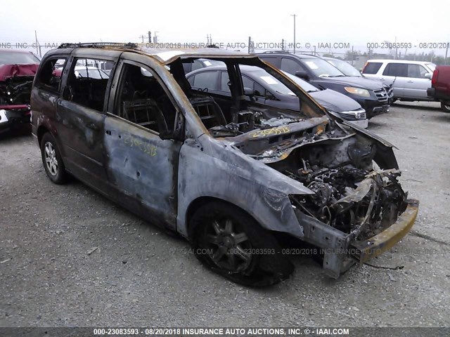 2A8HR54P88R687414 - 2008 CHRYSLER TOWN & COUNTRY TOURING RED photo 1