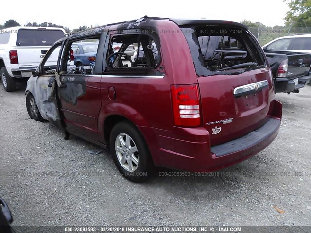 2A8HR54P88R687414 - 2008 CHRYSLER TOWN & COUNTRY TOURING RED photo 3