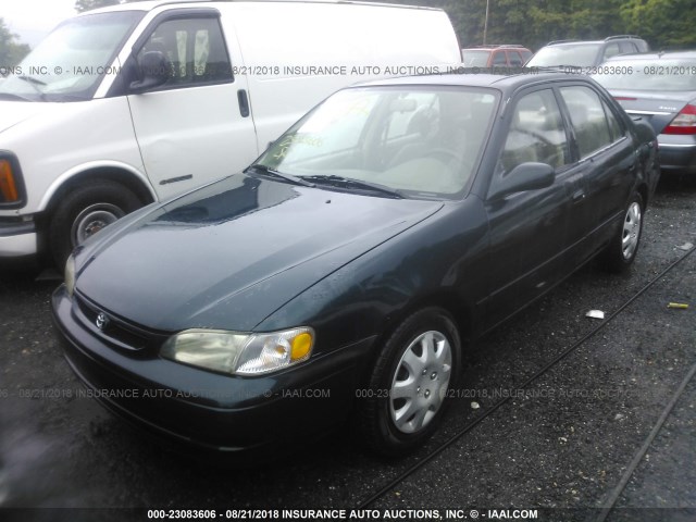 2T1BR18E0XC193514 - 1999 TOYOTA COROLLA VE/CE/LE 绿色 照片 2