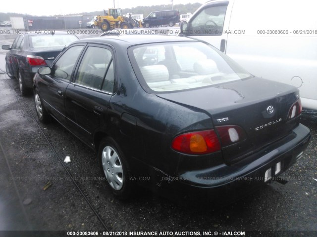 2T1BR18E0XC193514 - 1999 TOYOTA COROLLA VE/CE/LE 绿色 照片 3