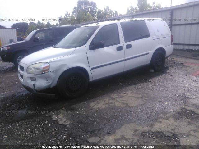 1GNDV23W67D216556 - 2007 CHEVROLET UPLANDER LS WHITE photo 2