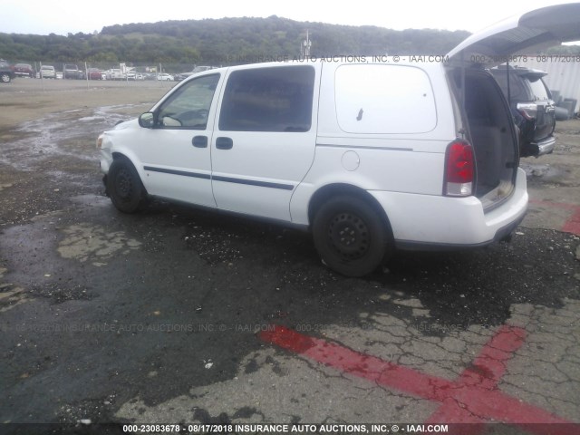 1GNDV23W67D216556 - 2007 CHEVROLET UPLANDER LS WHITE photo 3