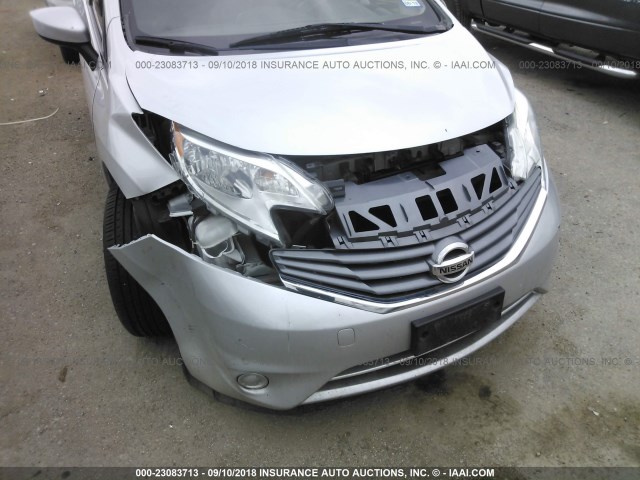 3N1CE2CP4FL389582 - 2015 NISSAN VERSA NOTE S/S PLUS/SV/SL/SR GRAY photo 6