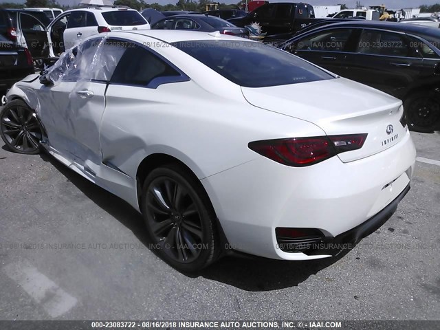 JN1FV7EK0JM530951 - 2018 INFINITI Q60 RED SPORT 400 WHITE photo 3