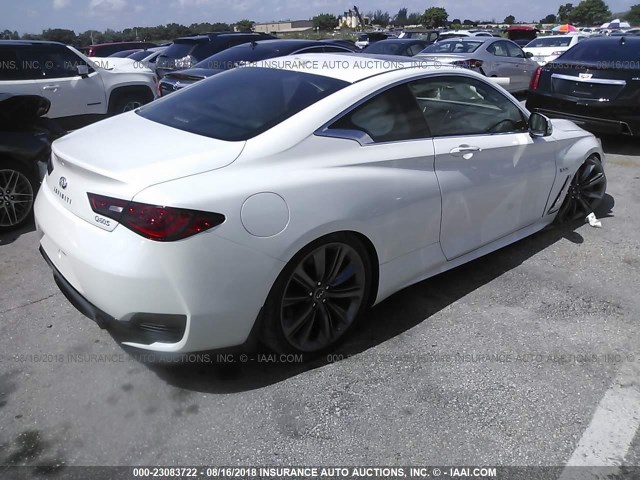 JN1FV7EK0JM530951 - 2018 INFINITI Q60 RED SPORT 400 WHITE photo 4