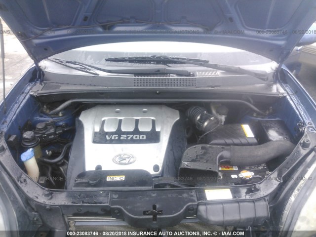 KM8JN72D96U259565 - 2006 HYUNDAI TUCSON GLS/LIMITED 蓝色 照片 10