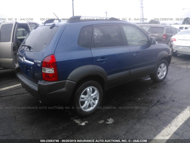 KM8JN72D96U259565 - 2006 HYUNDAI TUCSON GLS/LIMITED 蓝色 照片 4