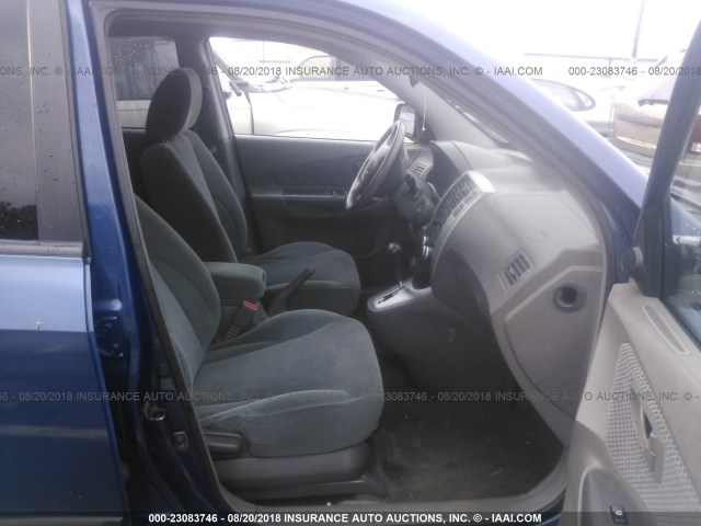 KM8JN72D96U259565 - 2006 HYUNDAI TUCSON GLS/LIMITED BLUE photo 5