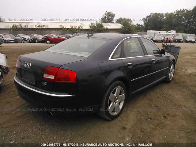 WAULL44E45N009180 - 2005 AUDI A8 4.2 QUATTRO Navy photo 4