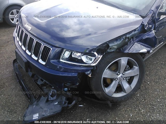 1C4RJFBG3EC308447 - 2014 JEEP GRAND CHEROKEE LIMITED Dark Blue photo 6