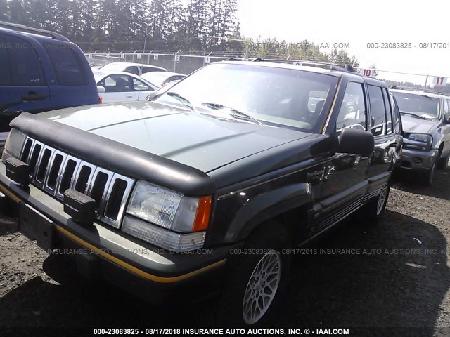 1J4GZ78Y6SC508833 - 1995 JEEP GRAND CHEROKEE LIMITED/ORVIS GREEN photo 2