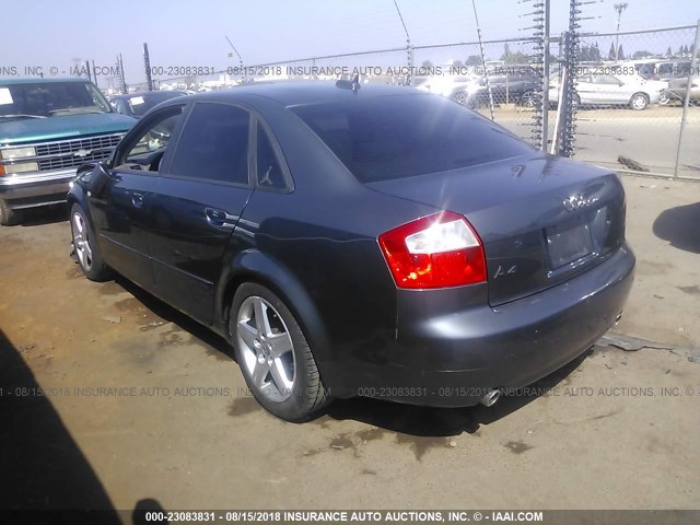 WAULC68E65A079387 - 2005 AUDI A4 1.8T QUATTRO/SPECIAL GRAY photo 3