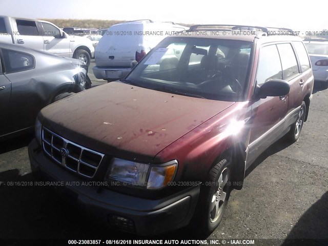 JF1SF6559XH725208 - 1999 SUBARU FORESTER S/S LIMITED RED photo 2