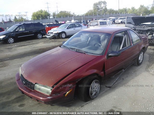 1G1LV15M8TY165583 - 1996 CHEVROLET BERETTA RED photo 2