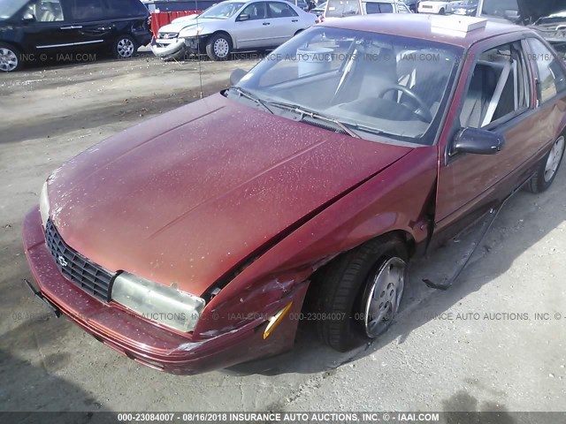 1G1LV15M8TY165583 - 1996 CHEVROLET BERETTA RED photo 6