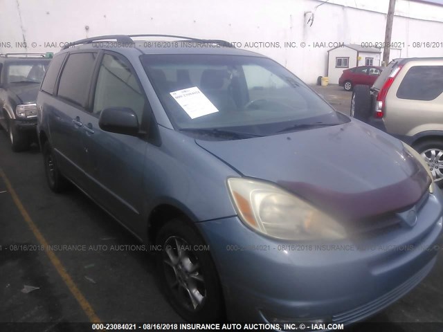 5TDBA22C44S019999 - 2004 TOYOTA SIENNA XLE/XLE LIMITED Light Blue photo 1