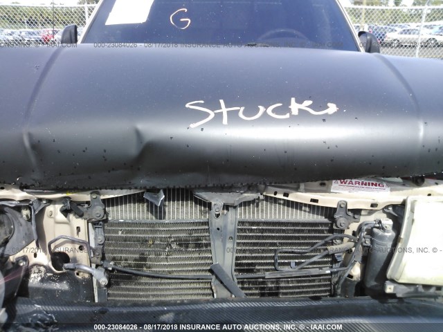 4TASN92N7YZ637039 - 2000 TOYOTA TACOMA XTRACAB PRERUNNER ოქროსფერი ფოტო 10