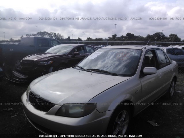 JM1BJ225430157304 - 2003 MAZDA PROTEGE DX/LX/ES GOLD photo 2