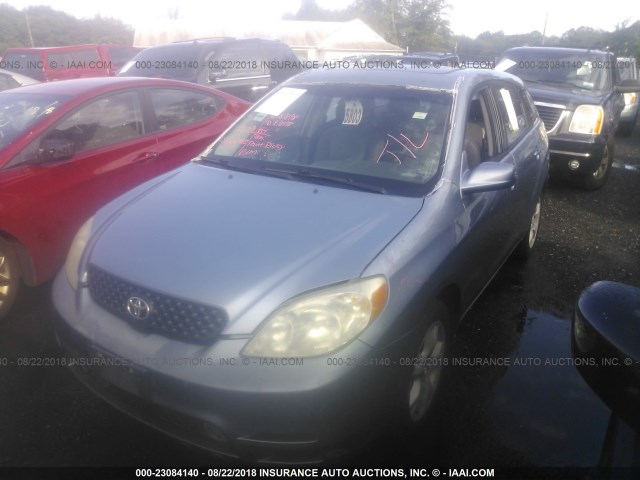 2T1KR32E43C113615 - 2003 TOYOTA COROLLA MATRIX XR BLUE photo 2