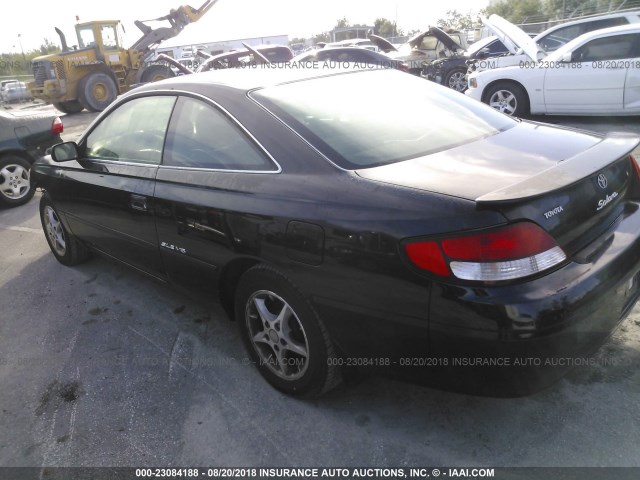 2T1CF22P3XC152839 - 1999 TOYOTA CAMRY SOLARA SE/SLE შავი ფოტო 3