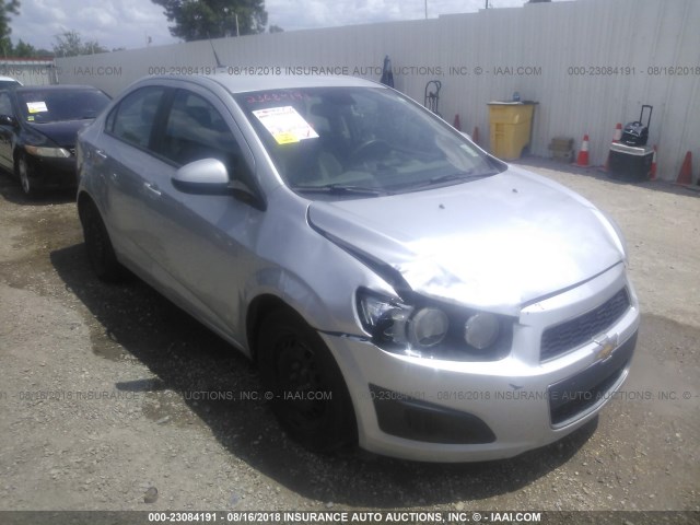 1G1JA5SH0D4152708 - 2013 CHEVROLET SONIC LS 银色 照片 1