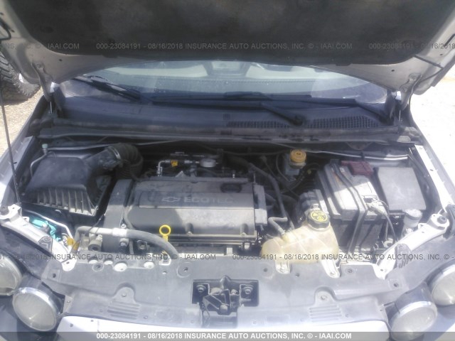 1G1JA5SH0D4152708 - 2013 CHEVROLET SONIC LS 银色 照片 10