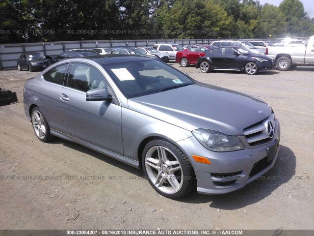 WDDGJ4HB5DG034415 - 2013 MERCEDES-BENZ C 250 SILVER photo 1