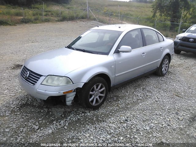 WVWPD63B64P098371 - 2004 VOLKSWAGEN PASSAT GLS SILVER photo 2