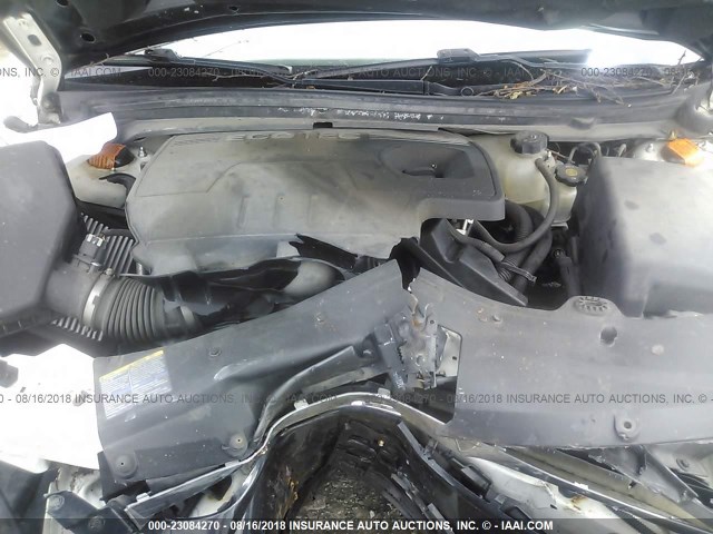 1G8ZS57B38F279405 - 2008 SATURN AURA XE WHITE photo 10